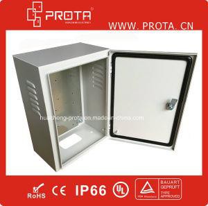 Vægmonteret vejrbestandigt stålindkapsling